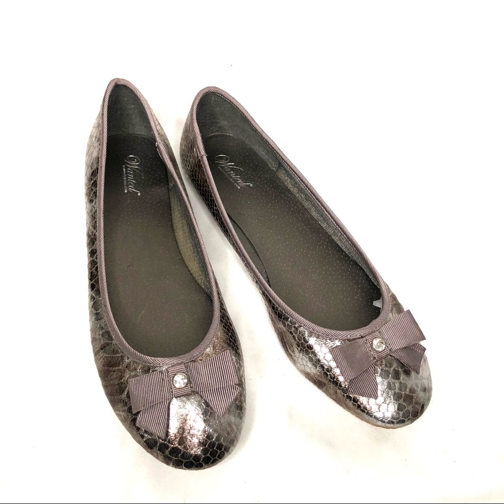 Wanted Lavish Front Bow Ballerina Flats Sz 9